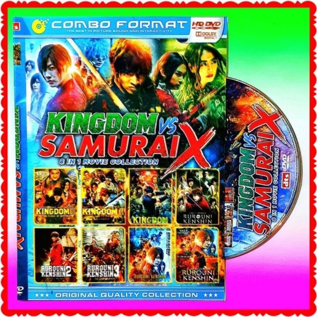 KASET DVD SAMURAII X VS DVD KINGDOM-DVD RUROUNI KENSHIN