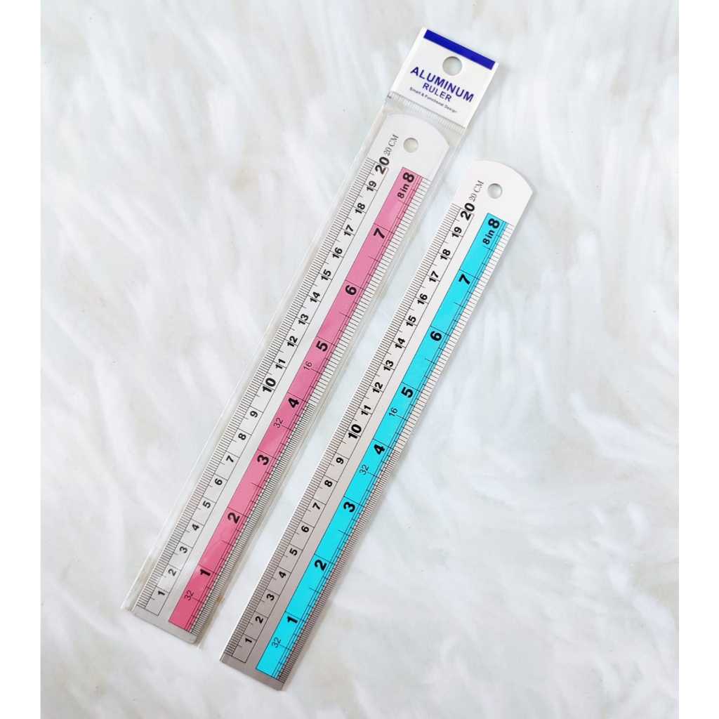 

Mistar / Penggaris Aluminium 20 cm Ruler ( Satuan )