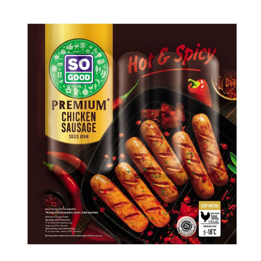 

SO GOOD PREMIUM HOT& SPICY SAUSAGE
