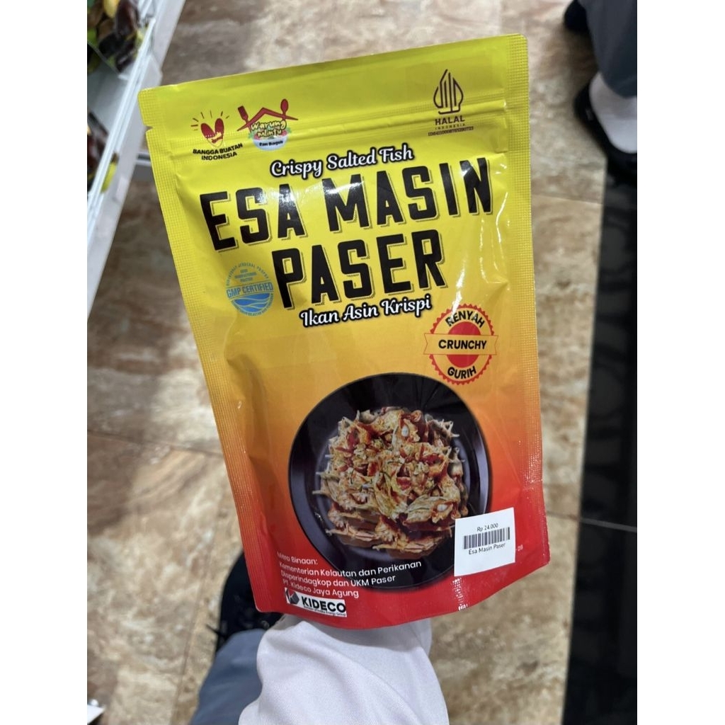 

Snack Ikan Asin Krispi Esa Masin Paser - Oleh Oleh Khas Kalimantan Timur