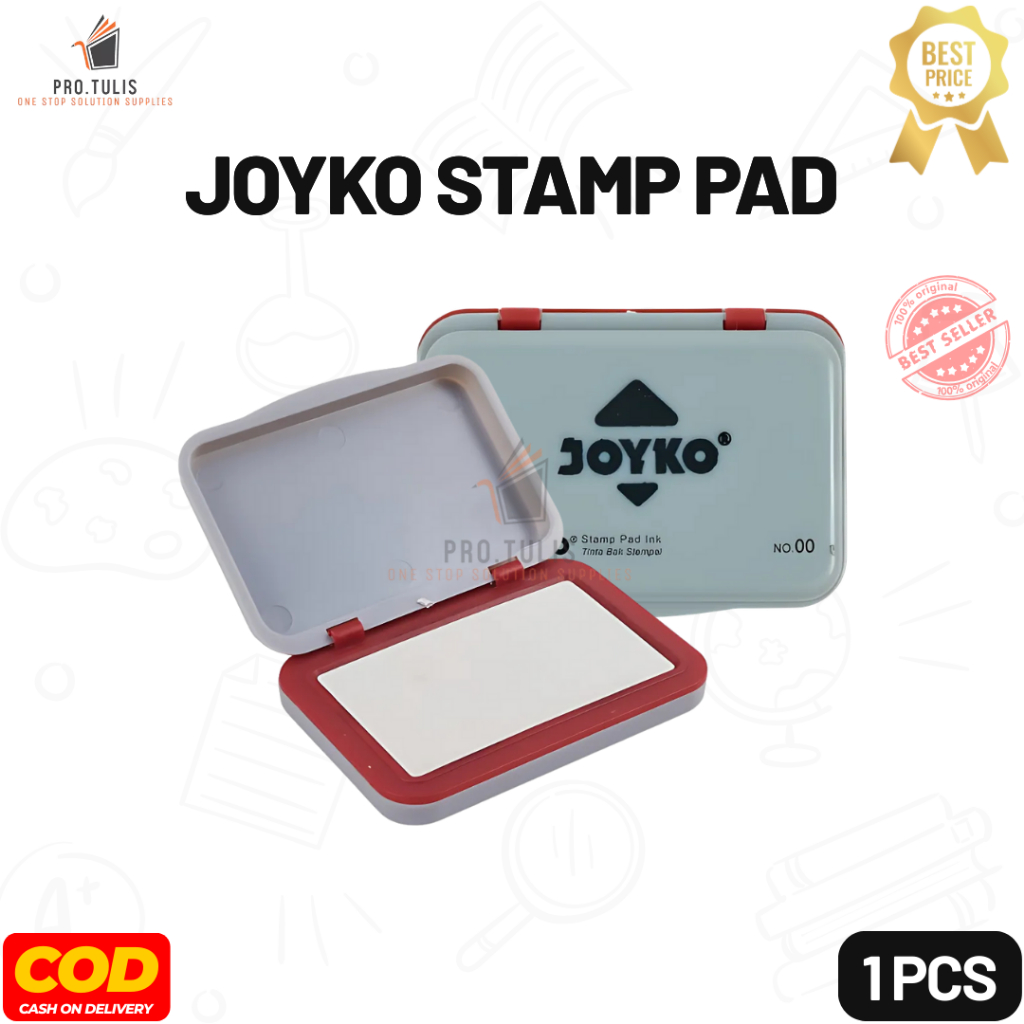 

(1 Pcs) Joyko Stamp Pad Ink Pad 00 / 0 / 1 / 2 Bantalan Stempel. ProTulis