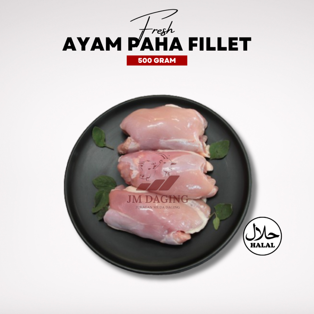 

Daging Ayam Paha Fillet Boneless Halal 500gr Tangerang