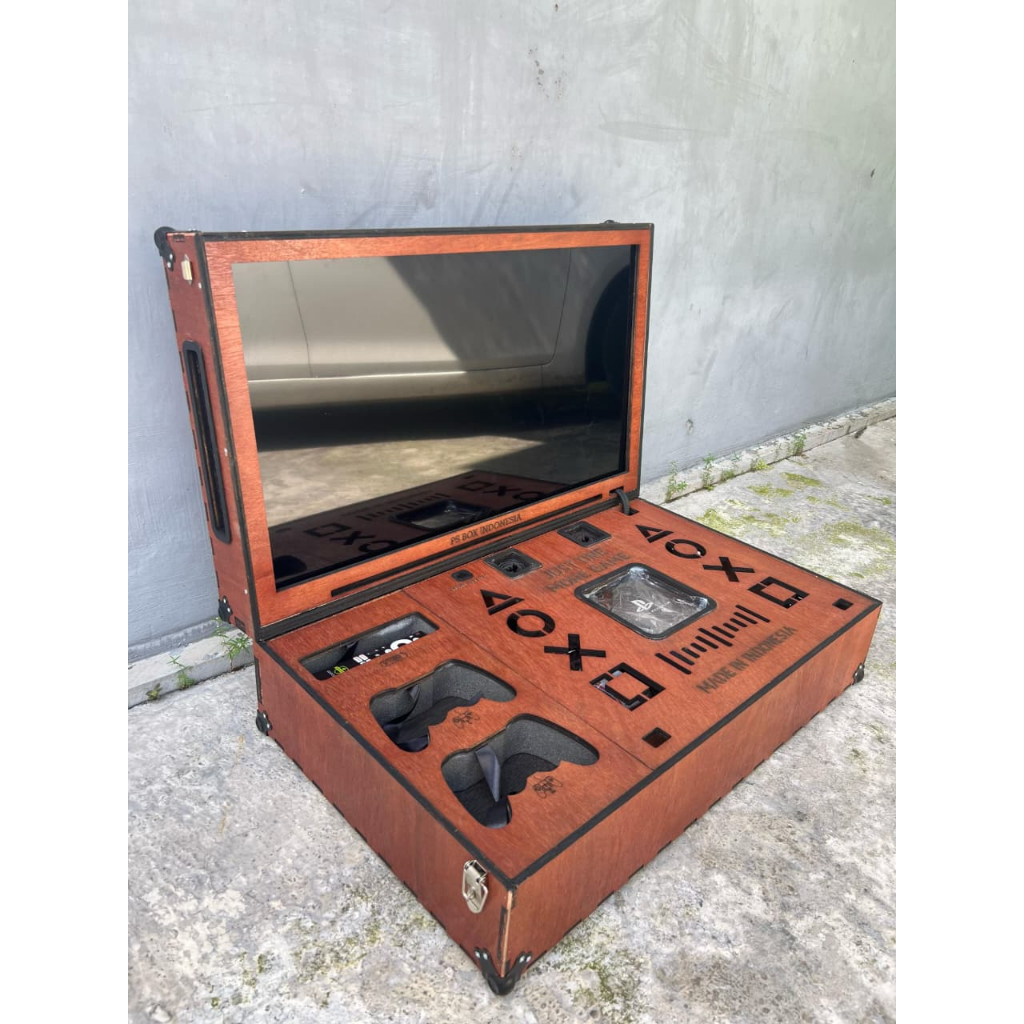 PlayBox PlayStation PS3/PS4/PS5 dengan layar 32 Inch - Tipe Plywood