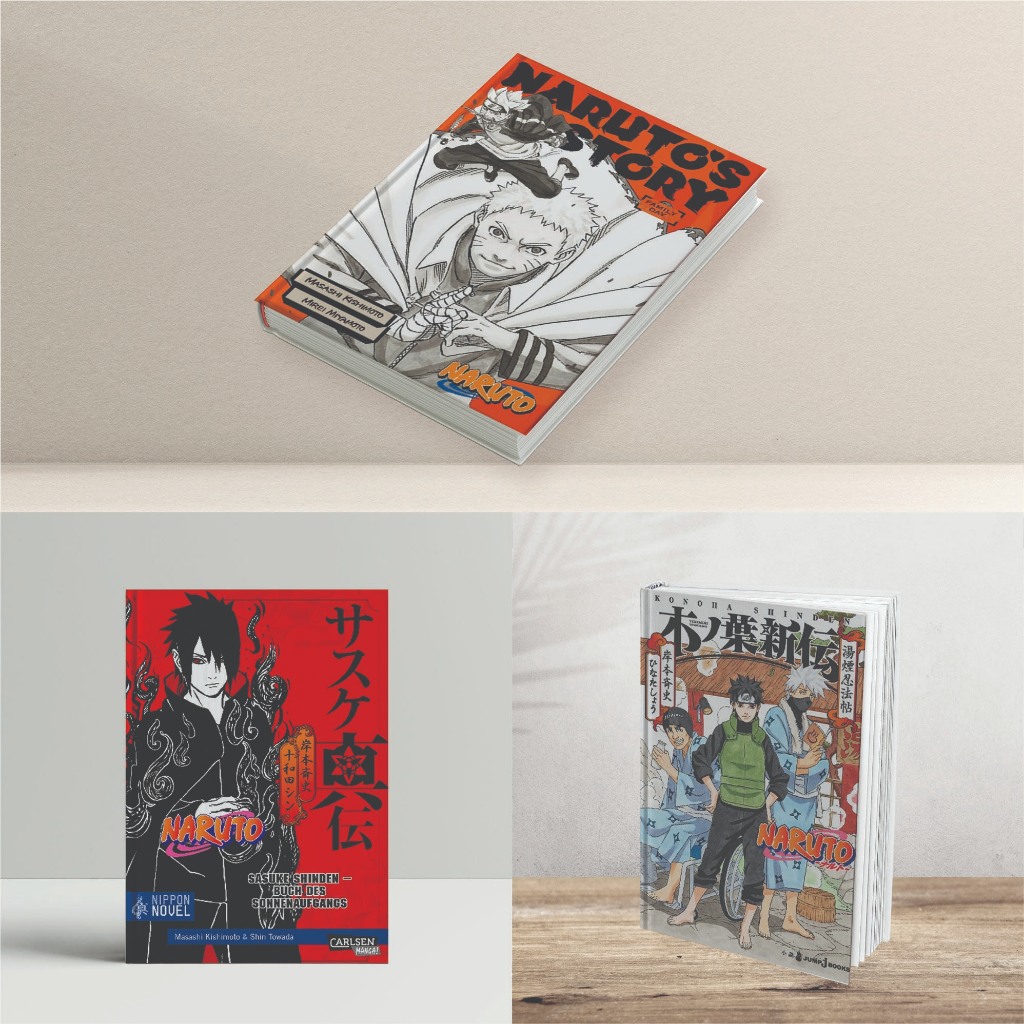 (Eng & Indo) Light Novel Naruto Shinden Story Books Series (Naruto's, Sasuke's, Itachi's, Shikamaru'
