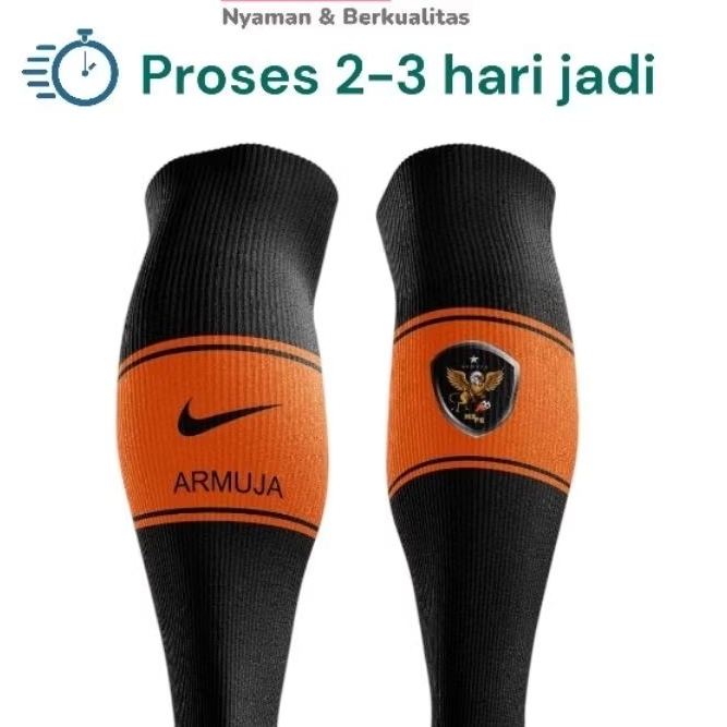 Kaos kaki bola sambung sleeve futsal custom TERJANGKAU