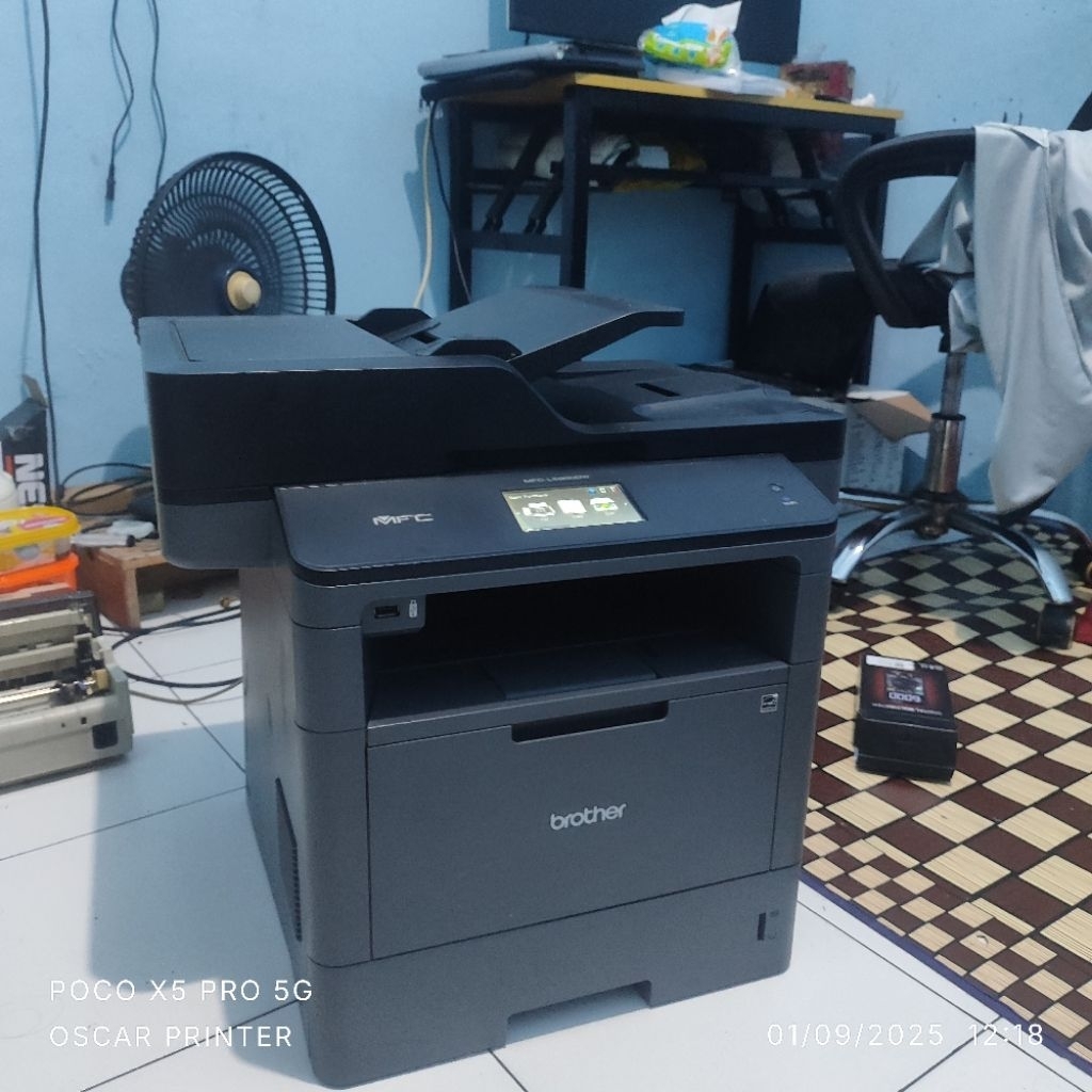 Printer Multifungsi BROTHER MFC L5900DW Wifi Duplex fotocopy kaca F4