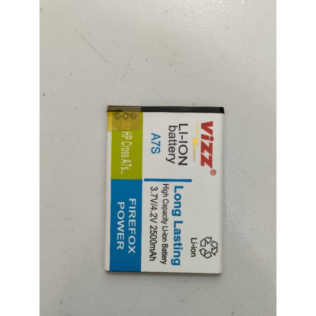 baterai Evercoss A7S (merk vizz)