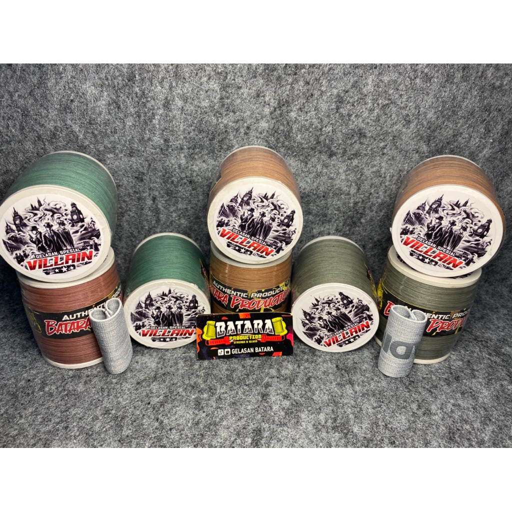 Senar Gelasan Layangan VILLAIN Matot Tajam Untuk Tarik Dan Jepret Super Kuat Dan Tajam