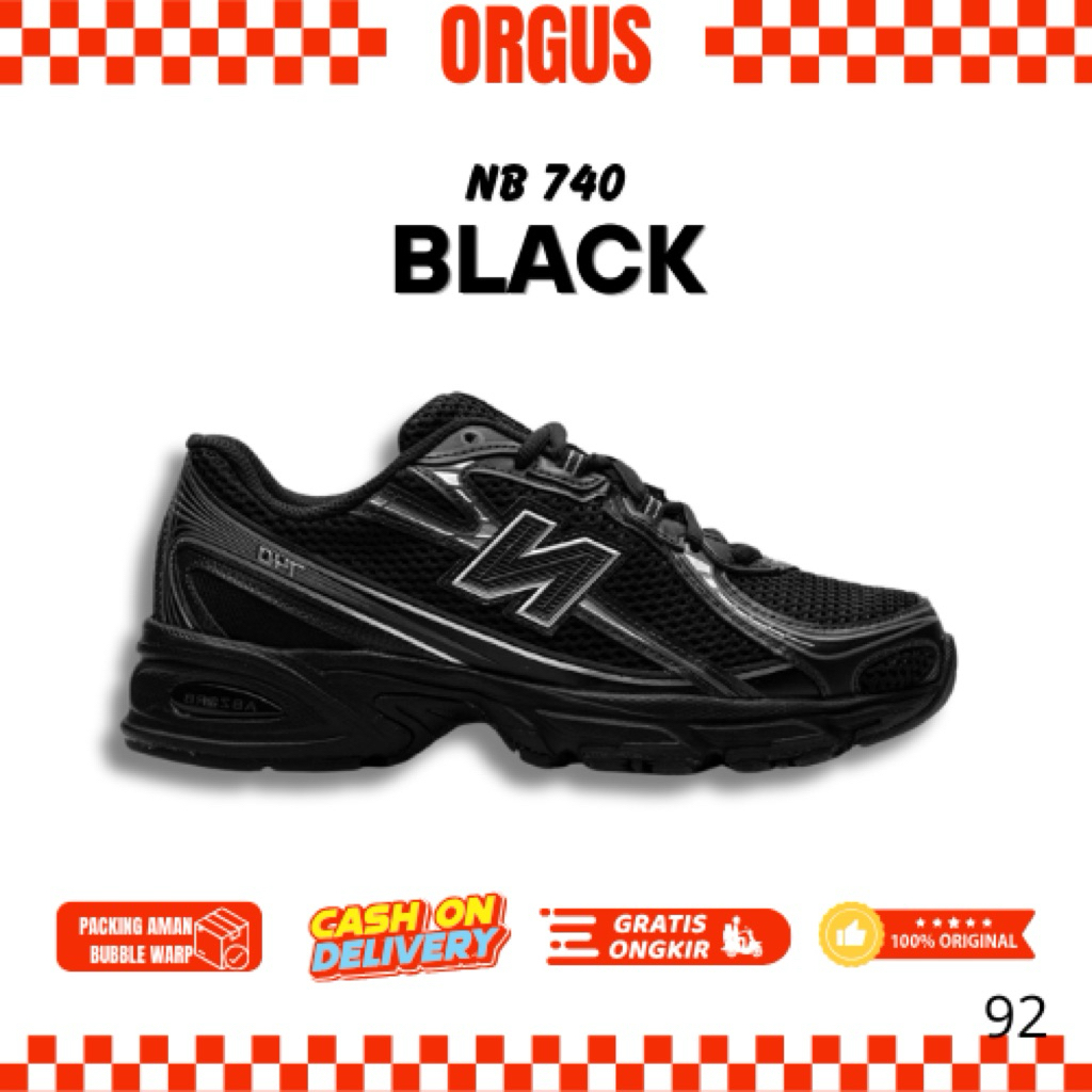 NB 740 BLACK SILVER RESMI