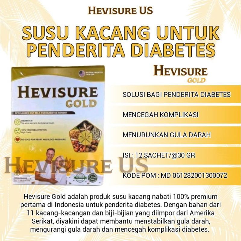 

Hevisure Gold Milk Diabetes Insulin USA 1 Box || Hevisure Gold Susu Diabetes Insulin Herbal 1 Box