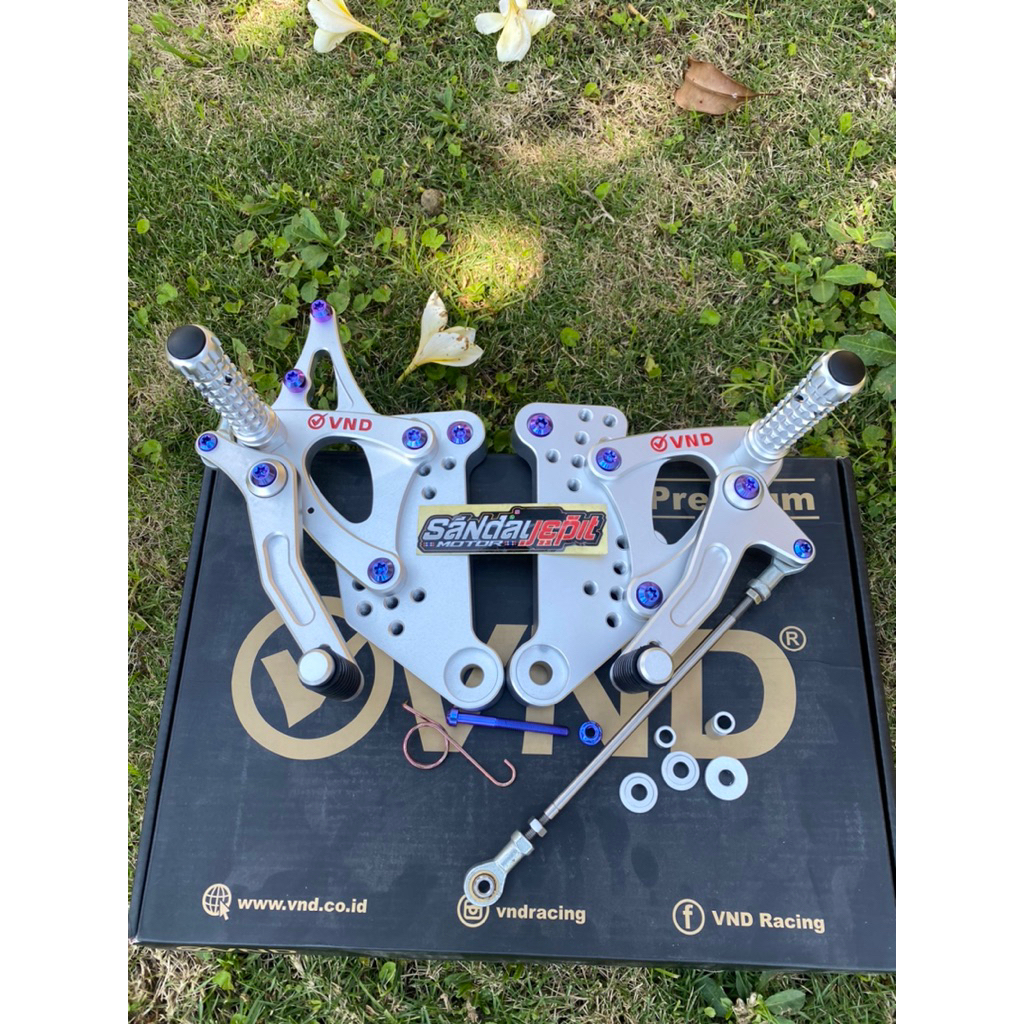 FOOTSTEP UNDERBONE VND MX KING 150 FULL CNC RACE ORIGINAL VND RACING UNDERBONE VND AK11 SET BAUT TIT