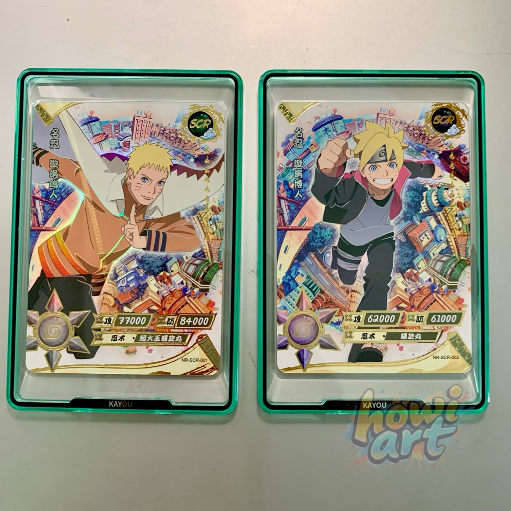 Kartu Naruto Kayou - Set SCR Naruto Boruto