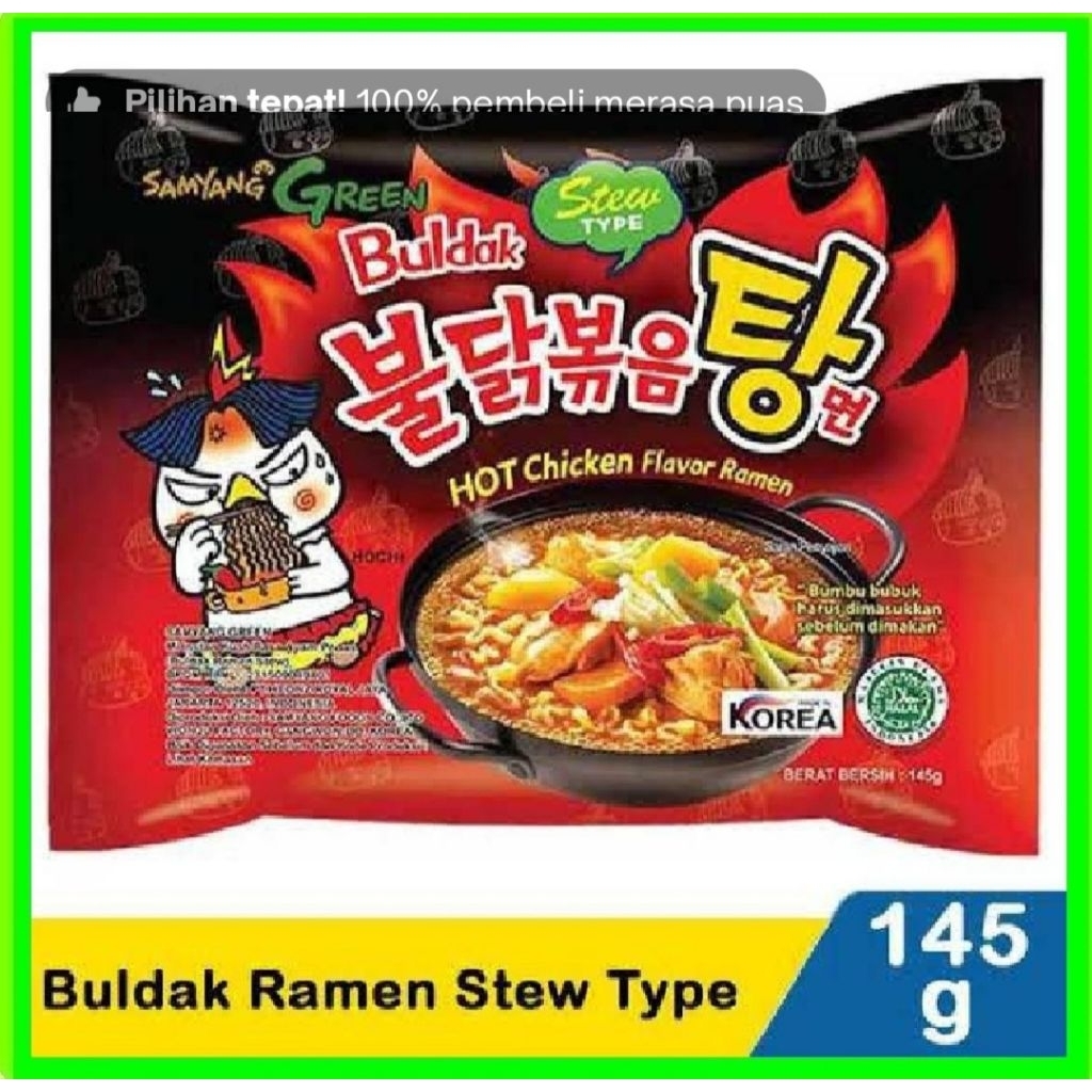 

Samyang Buldak Hot Chicken Ramen Stew/Kuah145gr
