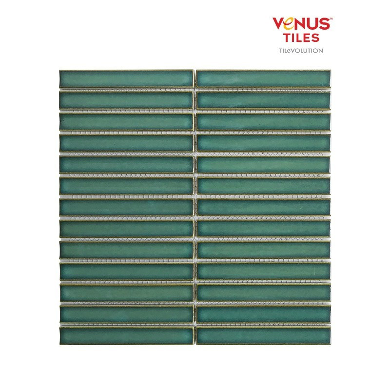 

Venus Pottery Striped Concave Grass Jelly Glossy (PER LEMBAR) - Mosaic Dinding Dapur Wall Decoration Interior Backsplash Dinding Dapur