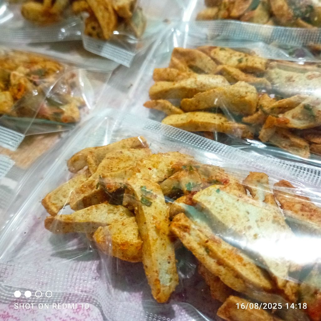 

Basreng pedas daun jeruk