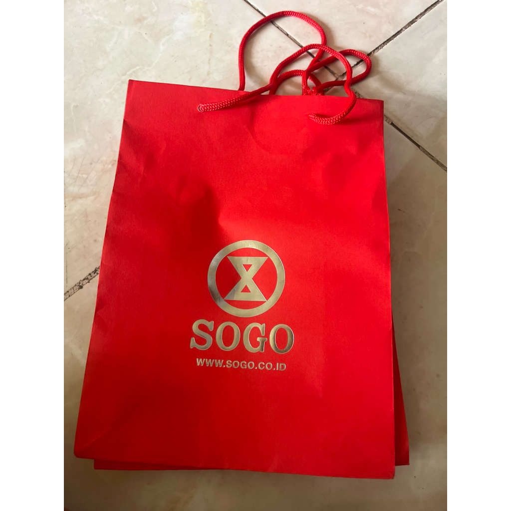 

(freeongkir) Paperbag SOGO kecil