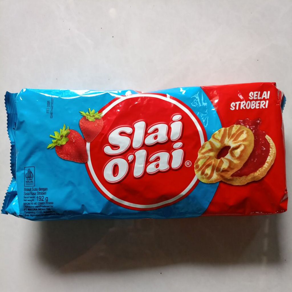 

SLAI O'LAI / Selai stroberi 192 g