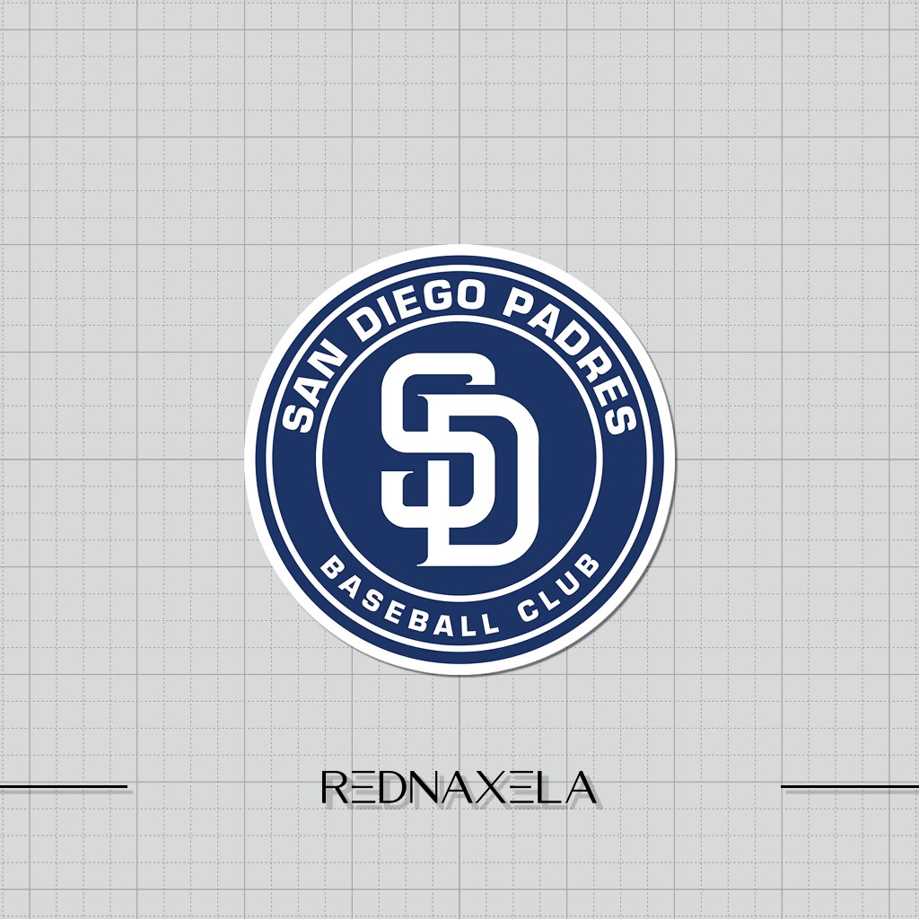 

Stiker Vinyl San Diego Padres Logo #3 Baseball Stiker Koper Outdoor Stiker Laptop Waterproof Sticker