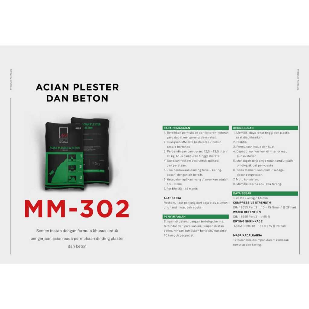 ACIAN BETON MULTI MORTAR MM-302 (SEMEN INSTANT) @40KG