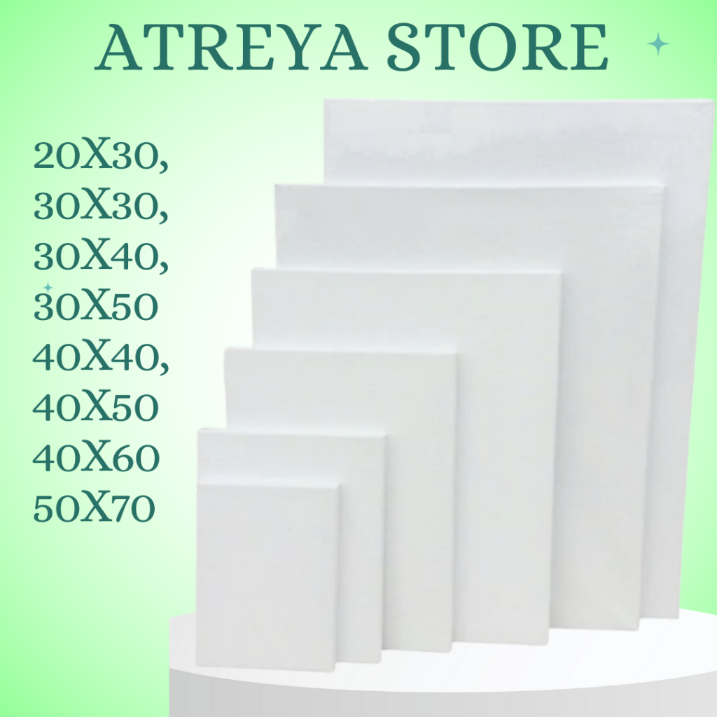 

KANVAS LUKIS UKURAN 20X30, 30X30, 30X40, 40X40, 30X50, 40X50, 40X60, 50X70 CM