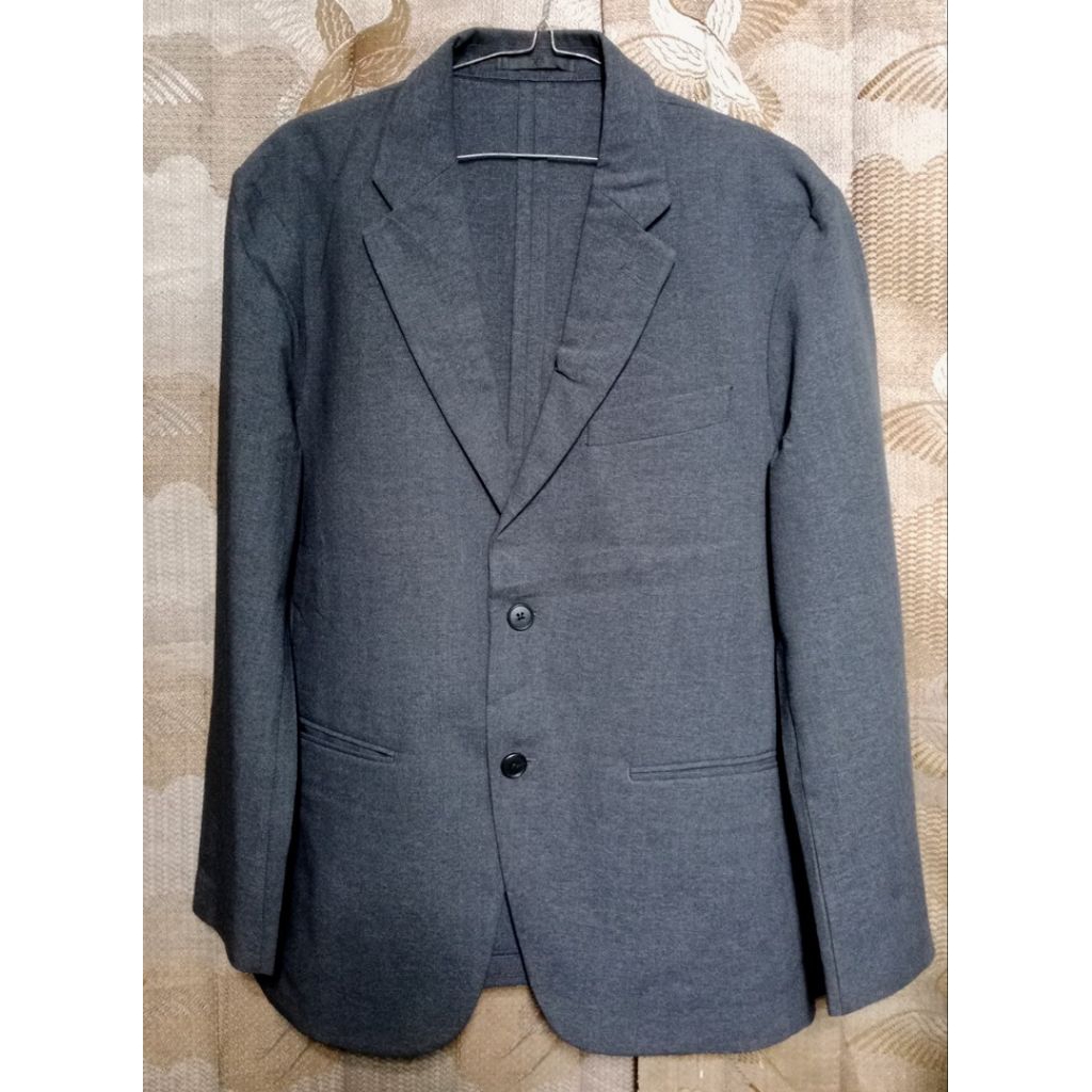blazer Uniqlo dark grey