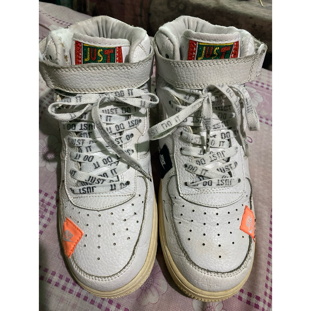 Sepatu Pria full kulit AF 1 Coleb Just Do IT