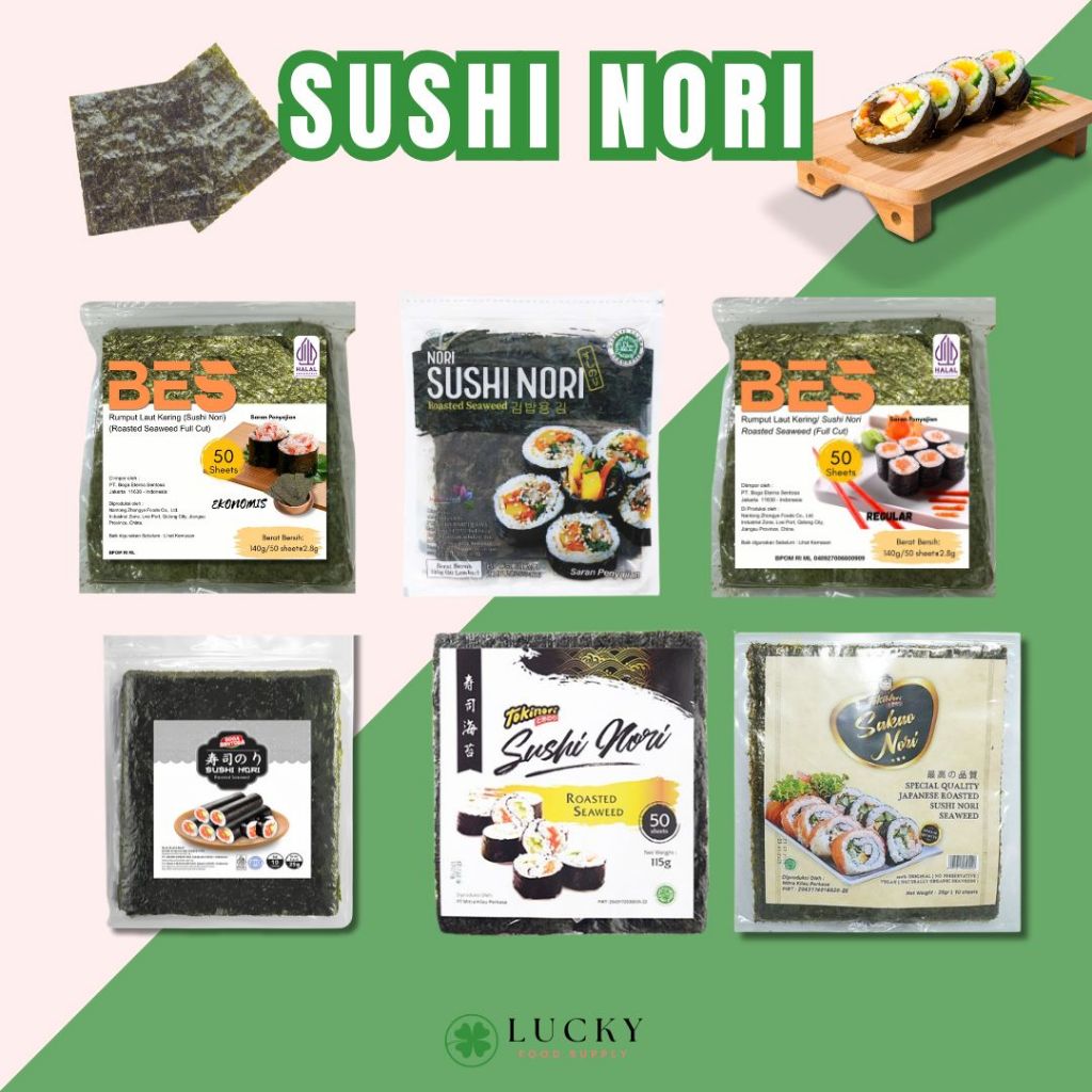 

Sushi Nori 50 Lembar (Halal) | Tidak Mudah Sobek