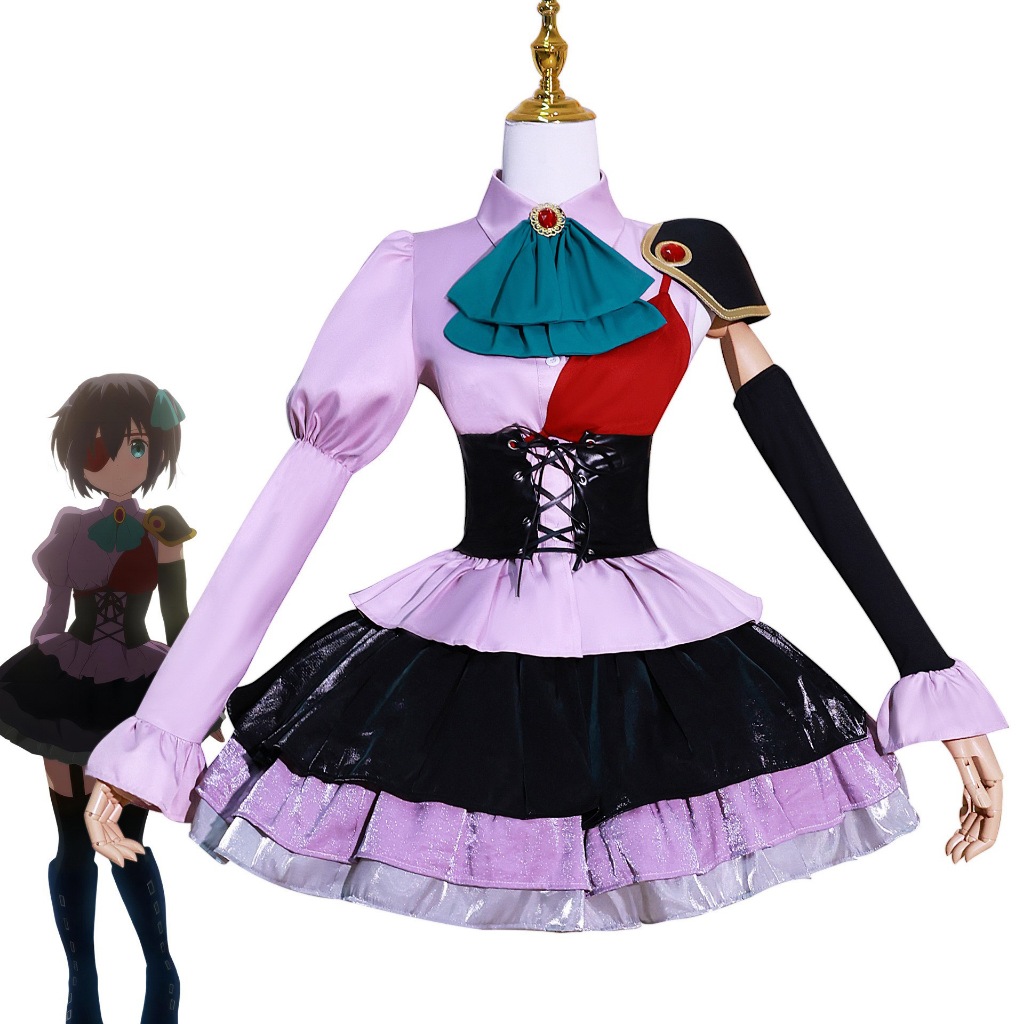 Love, Chunibyo & Other Delusions cosplay Rikka Takanashi cosplay costume and wig shoes