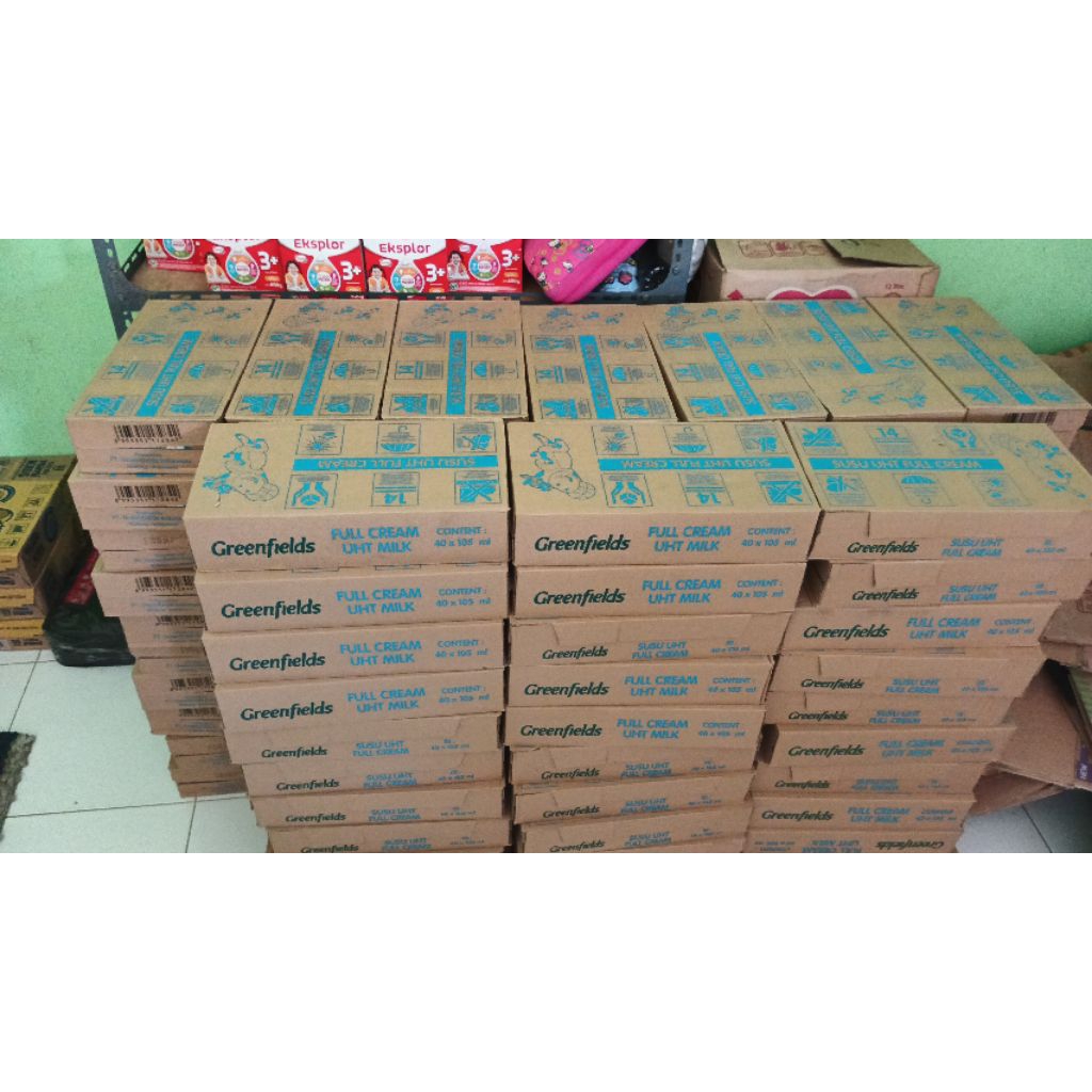 

Greenfields UHT FULL CREAM isi 40pcs