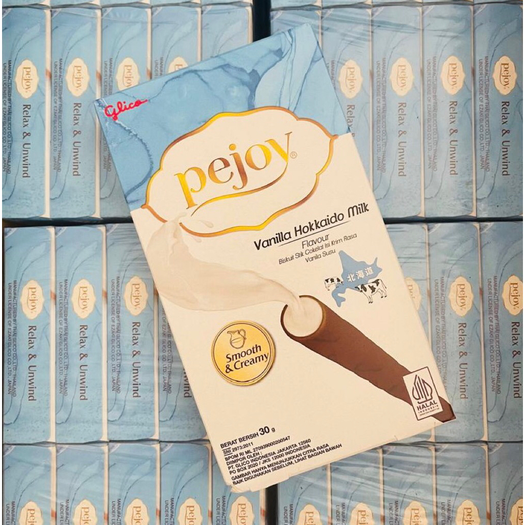 

GLICO PEJOY Vanilla Hokaido Milk 30 gr 1 Pack ( 30 gr x 10 pcs )