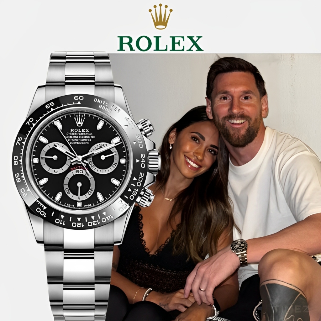 [100%Asli] Rolex M116500ln-0002 Rolex Daytona Series Black Steel Di Jam Tangan Pria