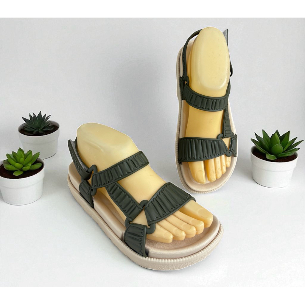 Sandal Wanita Slingback Mokaya 8868 - Sendal Wanita Korean Style Bahan PCU Antislip