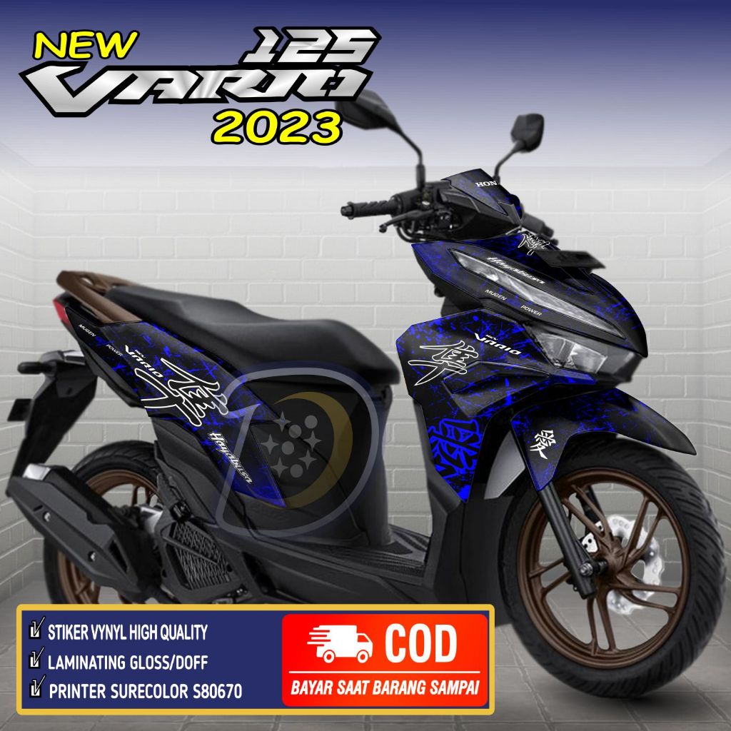 Stiker full body Vario 125 2023 Striping Honda Vario 125 New 2023 Decal Vario 125 2023 Hayabusa
