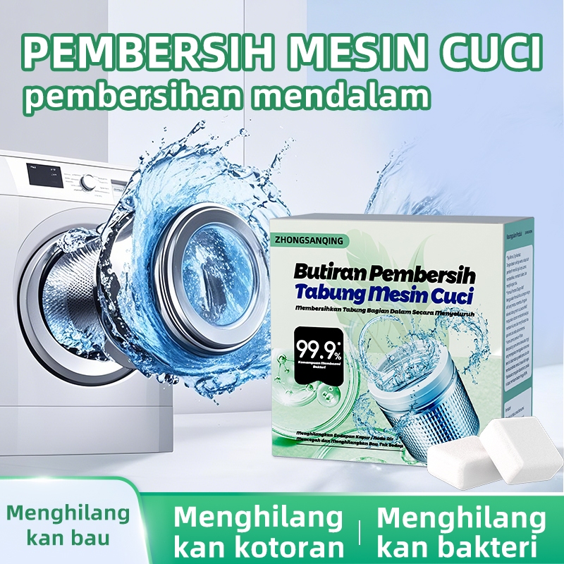 ZHONGSANQING Tablet Pembersih Mesin Cuci Pembersih Tabung Mesin Cuci