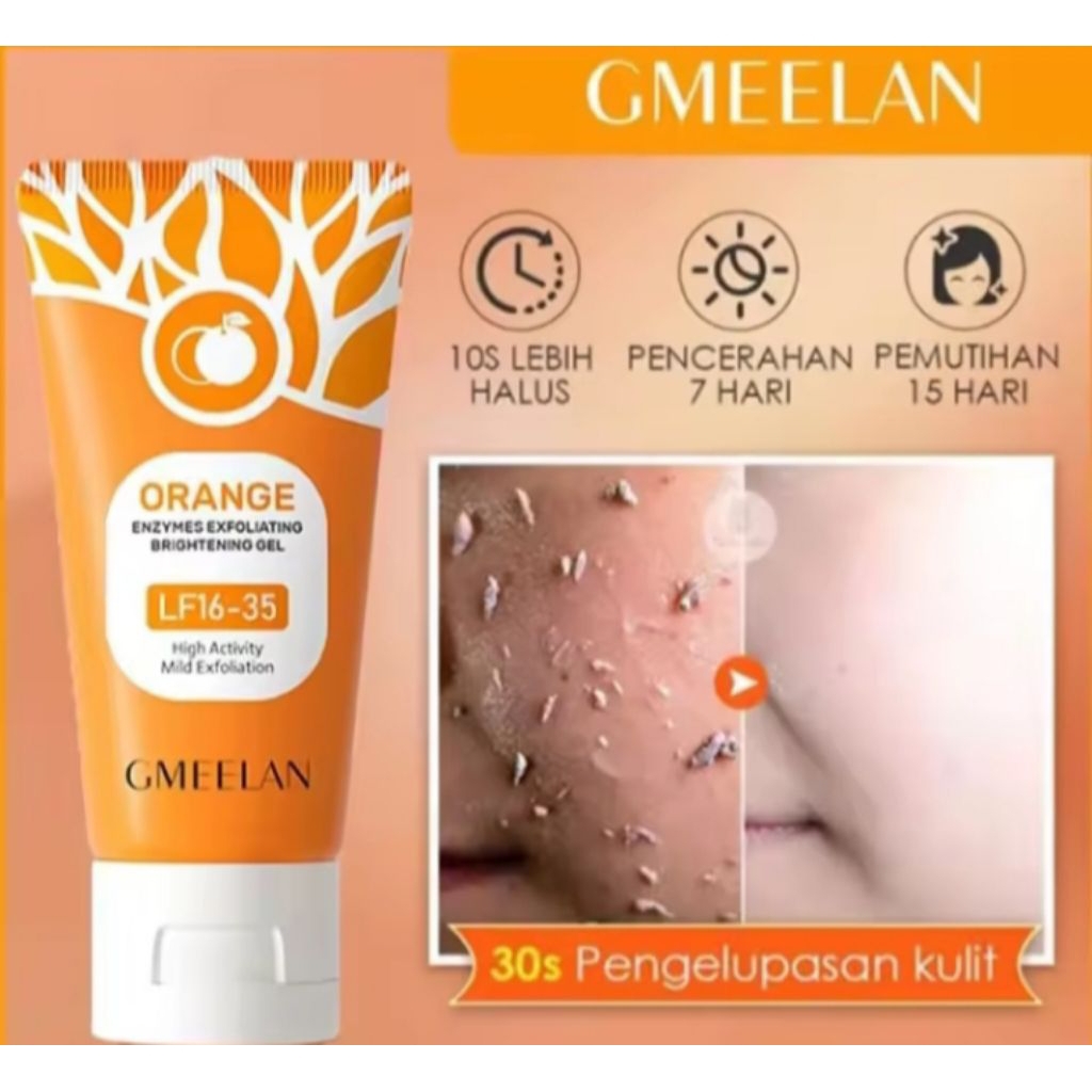 GMEELAN Orange Enzymes Exfoliating Brightening Gel. 