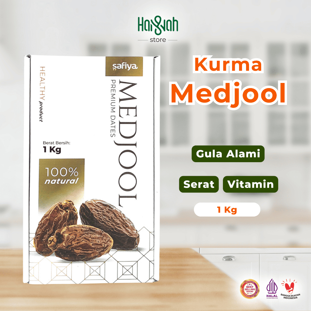 

Kurma Medjool Safiya 1 Kg | Kurma Medjol Jumbo Grade A Premium