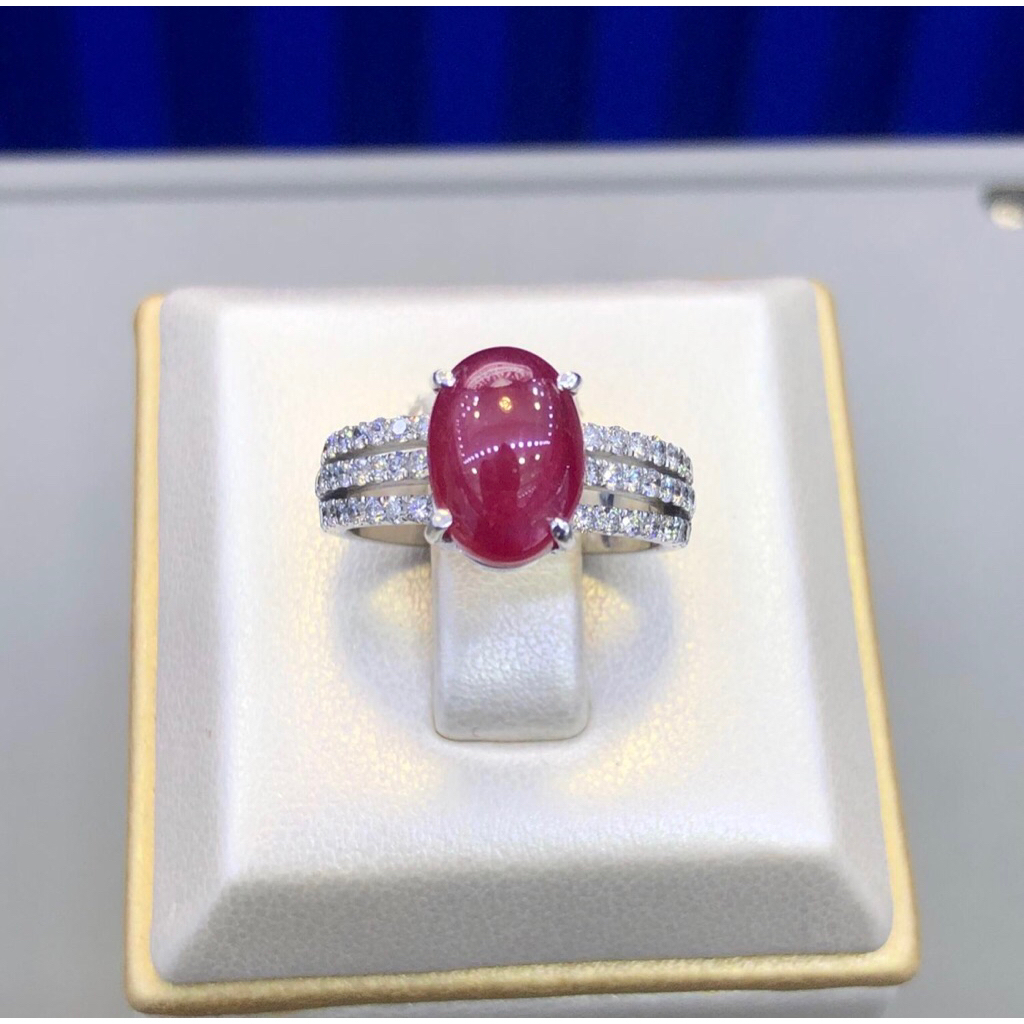 Cincin berlian batu ruby (275) CD18, Size 12, D:0,60crt, Emas 6,7 gr/Kadar75%