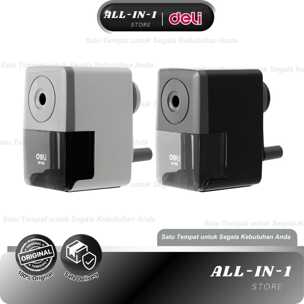 

Deli Rautan Pensil Putar Pisau kualitas tinggi tahan lama anti slip berdiri stabil di meja E0616B