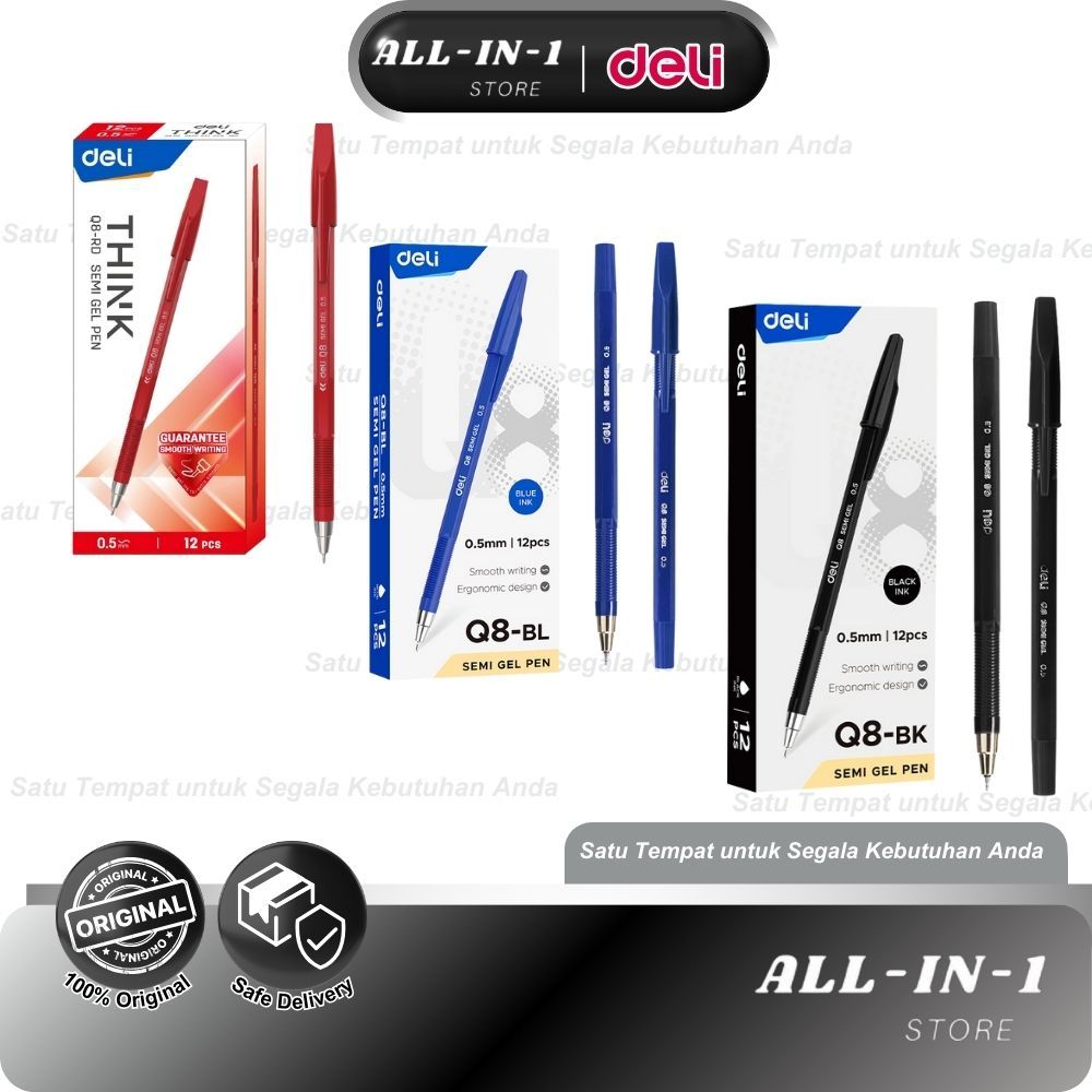 

Deli Pulpen Think Semi Gelpen 0.5mm - EQ8