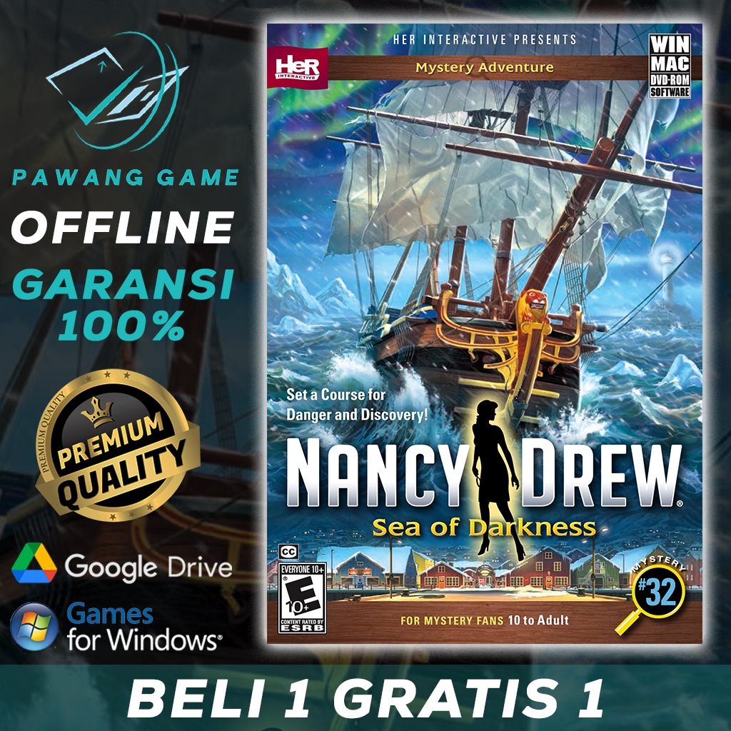 Nancy Drew Sea of Darkness | PC GAME | LAPTOP GAME | DOWNLOAD