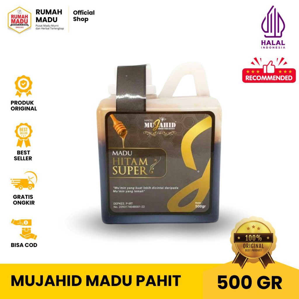 

MADU PAHIT MUJAHID 500gr || MADU HITAM PAHIT || MADU HUTAN
