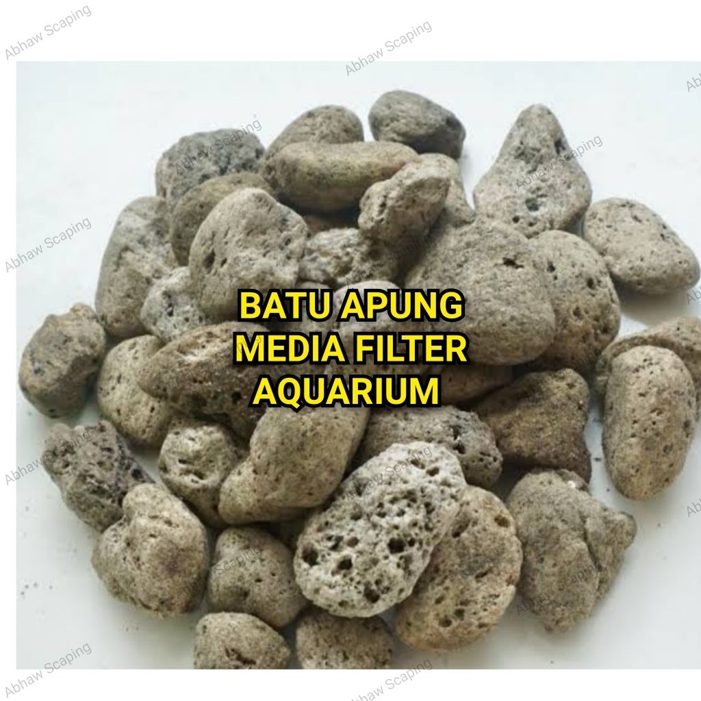Batu Apung Media Filter Aquarium 500gr