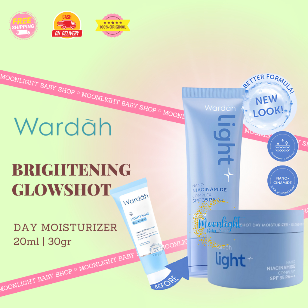 Wardah Lightening Day Cream | Krim Pagi Dengan Advanced Niacinamide SPF 30 PA+++