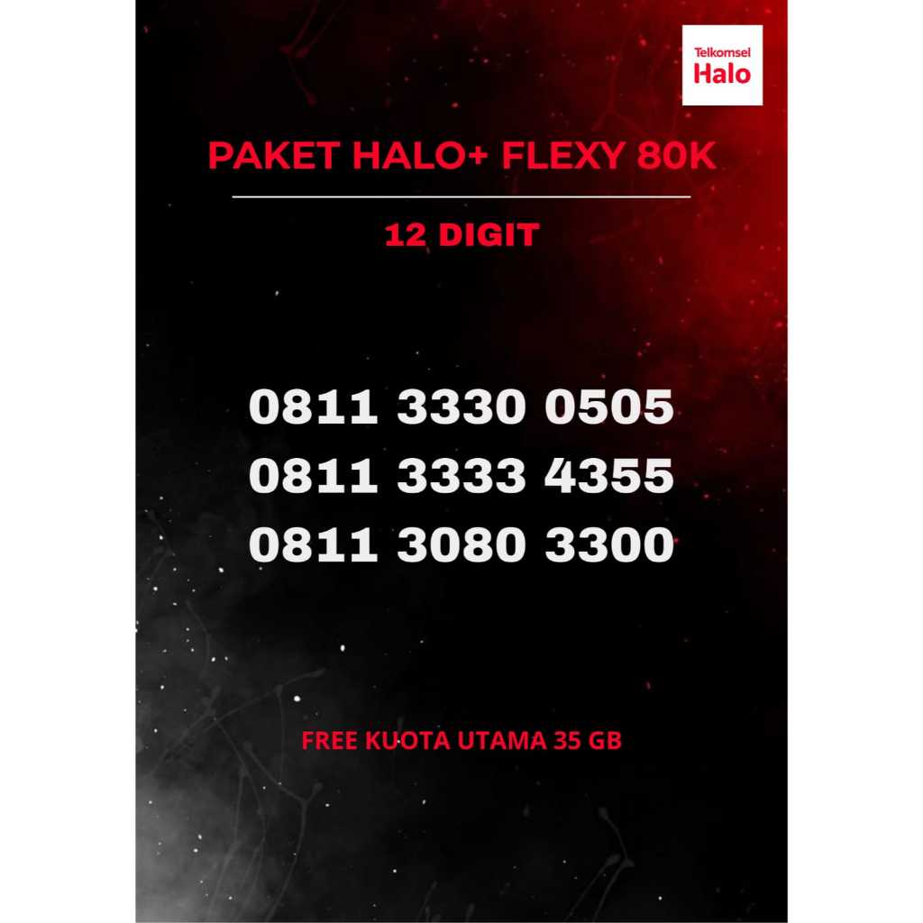 NOMER CANTIKKK NEW 12 DIGIT TELKOMSEL HALOO PASCABAYAR