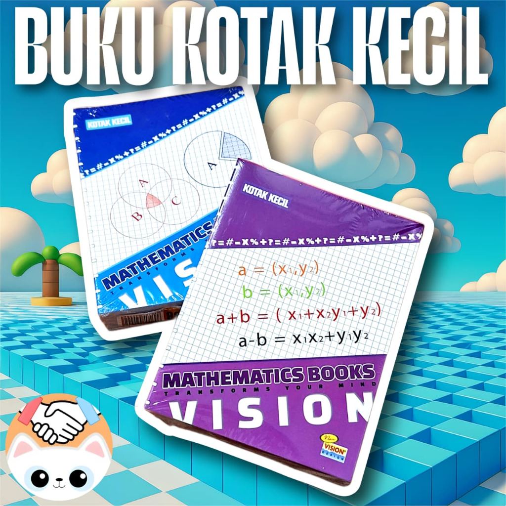 

Vision Buku Kotak Kecil Vision 38 Lembar Pack Isi 10 Buku Kertas Putih Halus Ukuran Kuarto Praktis Untuk Matematika Dan Catatan Teknis