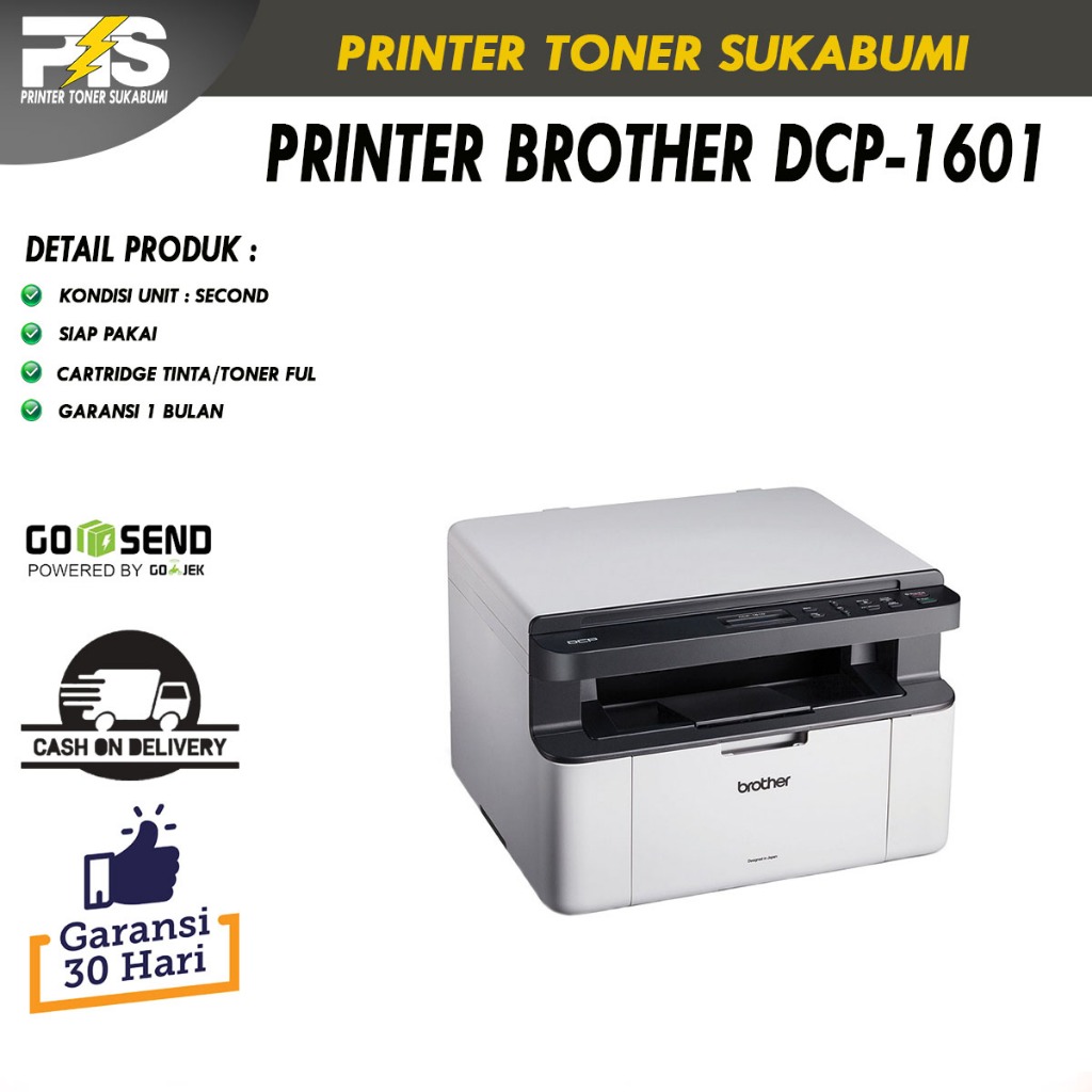 PRINTER BROTHER DCP-1601 PRINT SCAN COPY