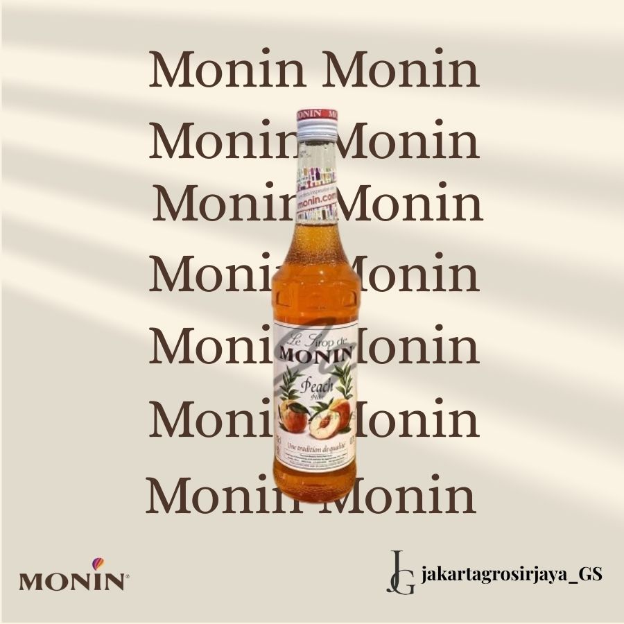 

SYRUP MONIN PEACH 700 ml SIRUP - MONIN PEACH 700 MILI