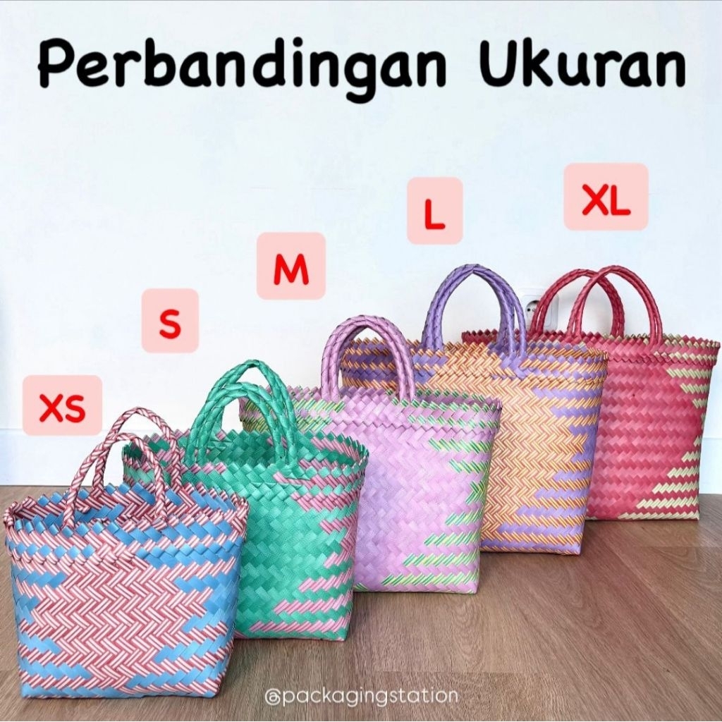 Tumblergrafik Tas Hampers Anyaman Size Xl / Tas Sembako / Tas Hampers Lebaran Natal / Tas Souvenir