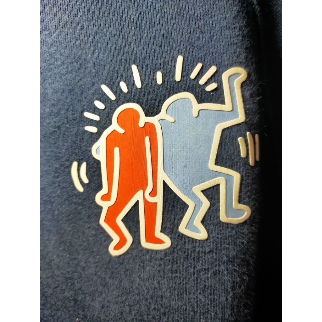 Crewneck Unisex Lacoste x Keith Haring - Navy