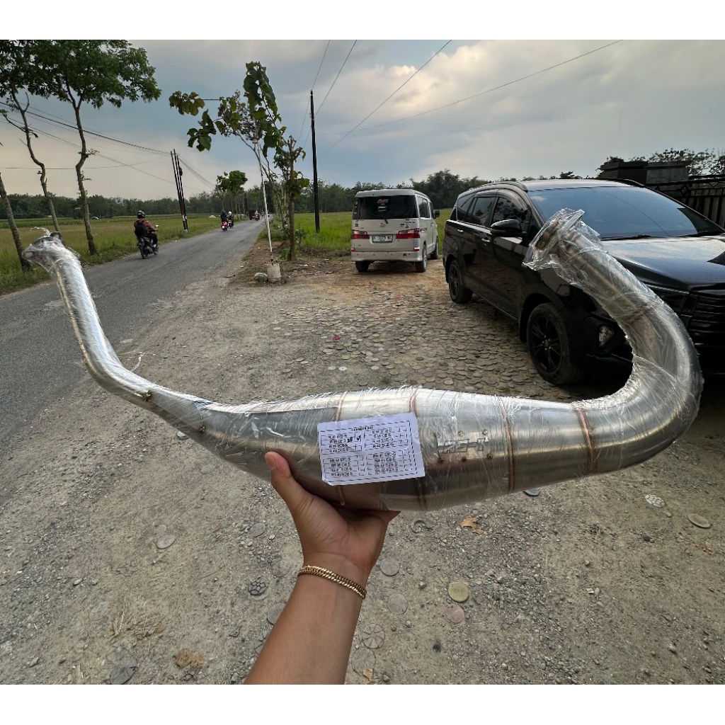 Chamber knalpot RS1 Stainlis Ninja R RR SS V40-42.5 Cobra